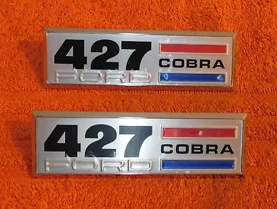 Shelby 427 Ford Cobra NEW 427 COBRA FENDER EMBLEMS MEDALLIONS ORNAMENTS • $99