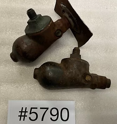 Ford Model T 2 Fuel Sediment Bowls For PARTS Not Complete Shut Valves Broken • $26.99