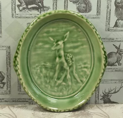 Lovely Vintage Wade Fawn 'Bambi' Embossed Cameo Trinket Dish • £12.99