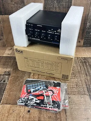 Pyle Compact Mini Home Power Amplifier - 40W Smart Small Audio Stereo Receiver • $49.95
