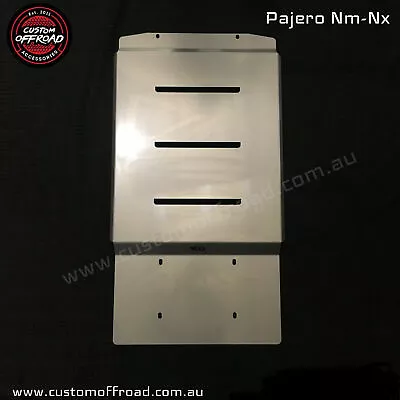 Pajero NM-NX 3mm Aussie Stainless-Steel Long Transmission Bash Plate ONLY • $339