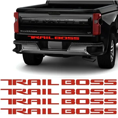 Trail Boss Decal Chevy Silverado Laptop Car Truck SUV Z71 Tailgate Sticker • $10.99