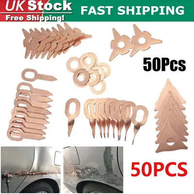 50Pcs Mixed Dents Pulling Washers Pads Set Kit For Car Auto Spotter Welder Tools • £9.45