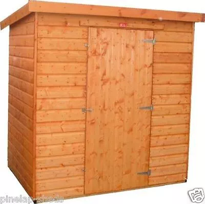 10x4 WOODEN GARDEN SHED PENT ROOF FULLY T&G STORAGE HUT 12MM • £563.40