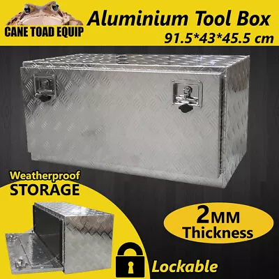 Tool Box Aluminium Tool Storage Large W Lock UTE Trailer Truck Heavy Duty Vehicl • $229.95