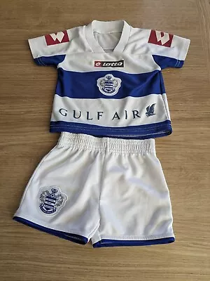 2009/2010 Queens Park Rangers Home Football Kit Lotto Age 3-6 Months Infants QPR • £14.99