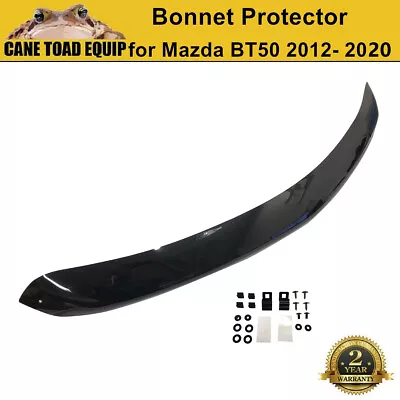 Bonnet Protector Guard For Mazda BT50 2012-2020 Tinted Black Durable • $85