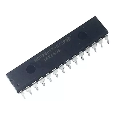 MCP23017-E/SP DIP-28 MCP23017 16-Bit I/O Expander With I2C Interface IC Diy IO  • $2.99