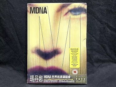 Madonna MDNA World Tour Taiwan Ltd W/obi Box DVD+2-CD Sealed 2013 RARE • $39.99