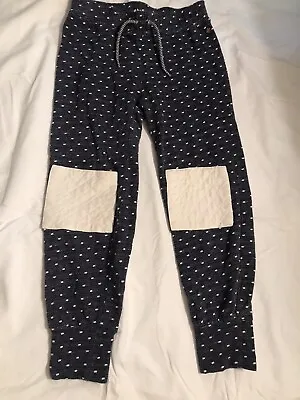 Matilda Jane 435 Polks Dot Joggers With Make Believe Patches Size 8  • $6.99