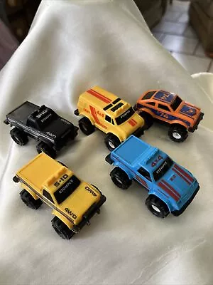 Vintage 1986 McDonalds  Lot Of 5 Schafer Stomper 4x4 Vehicles Happy Meal Toys • $19.99