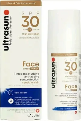 Ultrasun Face Tinted Honey SPF30 50ml Boxed New  • £21.97