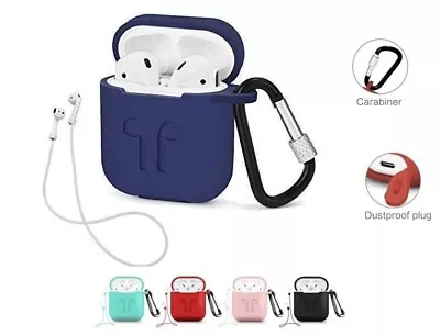 $4.74 • Buy Apple Airpod Shockproof Case Airpods Cover Skin Anti Lost Strap Holder Case