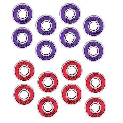 16Pcs 608RS-ABEC 11 Bearings High Performance Roller Skate Scooter • £10.58
