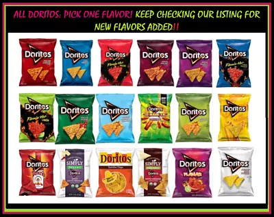 🚨Limited Edition Exclusive ALL DORITOS Flavors Variety Tortilla Chip Snack Bag • $12.99