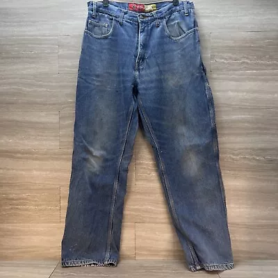 Vintage Berne Fleece Lined Denim Carpenter Jeans Men’s 34X32 Heavy Pockets EUC • $19.99