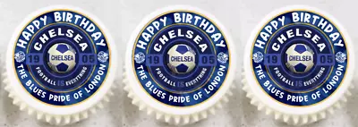 Chelsea Edible Icing Or Wafer Cupcake Fairy Cake Toppers- 2 Inches Round • £4.99