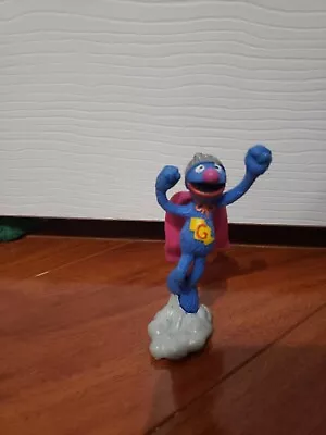 Vintage Super Grover Applause Sesame Street Grover Figure 1980s • $14