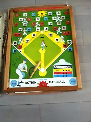 ROGER MARIS ACTION BASEBALL - VINTAGE 1962 PRESSMAN ACTION GAME NY Yankees • $50