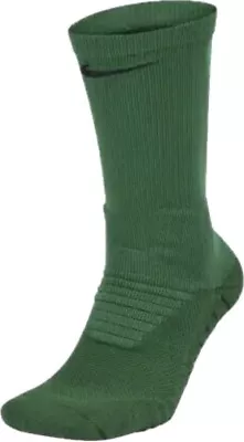 Nike Vapor Adult Green Crew Polyester Cushion Football Training Socks XL 12-15 • $16.97