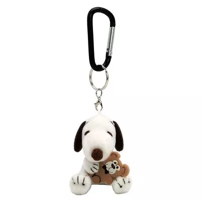 Snoopy PEANUTS  Bear Carabiner Small Plush Doll Key Chain  Kawaii • $19.99