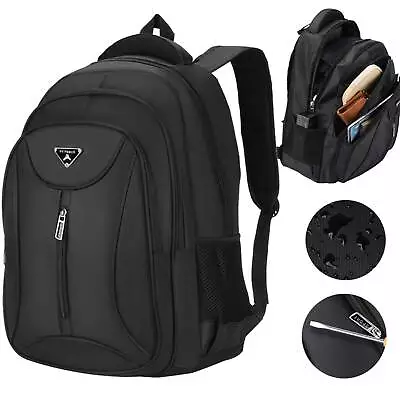 17.3  Laptop Backpack 30L Large Waterproof Men Women Rucksack Travel School Bag • £11.99