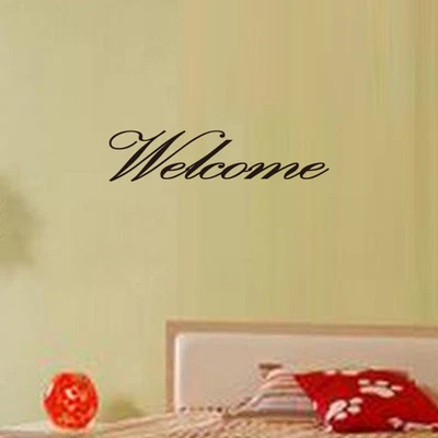 £6.28 • Buy Removable Peel And Stick Welcome Wallpaper For Coffee Shop