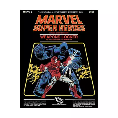 TSR Marvel Super Heroes Weapons Locker VG • $75
