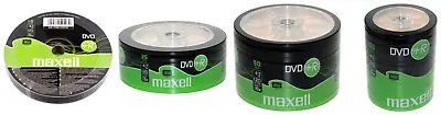 Maxell DVD+R 4.7GB 120min 16x Speed 10/25/50/100 Pack Shrink Wrap • £9.99