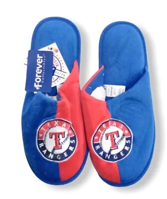 £14.95 • Buy Texas Rangers MLB Baseball Dual Colour Slippers : Large [SHD]
