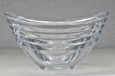 Vintage Lenox Ovations Bowl Hand Cut Full Lead Crystal Made In Slovenia Pre-2000 • $25