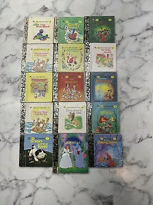 Lot Of 15 Mini Little Golden Vintage Walt Disney Classic Kids Books MIX ASSORTED • $45