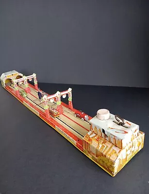 Vintage Unique Art Lincoln Tunnel  Wind Up Tin Toy  • $27.66