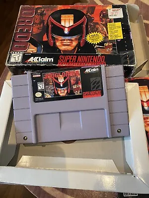 Judge Dredd SNES Super Nintendo 1995 CIB  • $45