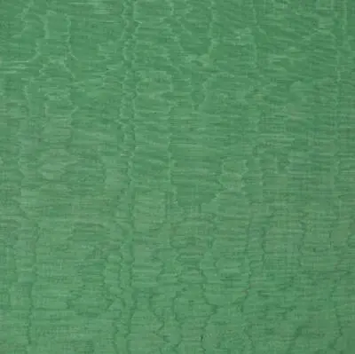 Lee Jofa Cotton Linen Moire Spruce Green Upholstery Drapery Fabric MSRP $130/yd • $49