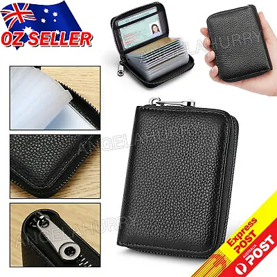 $7.57 • Buy Mini Leather 22 Card Wallet Business Case Purse Credit Card Holder NEW
