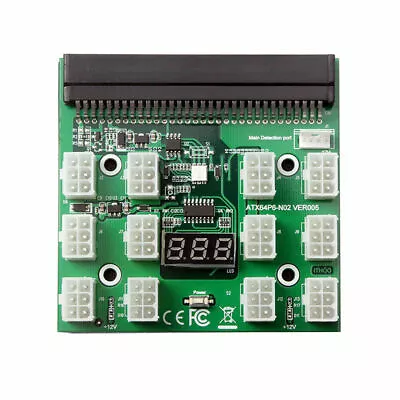 £7 • Buy 12 Port, 6-pin Server Power Supply Breakout Board. Mining