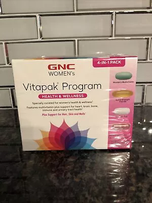 GNC Women's Vitapak Program Health & Wellness 30 Day Supply Exp 2/24 • $14