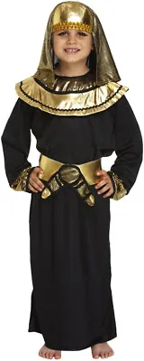 £16.40 • Buy New Best Boys Egyptian King Pharaoh Tutankhamun Kids Fancy Dress Outfit Costume