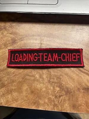 Vietnam Cold War Patch USAF Air Force Weapons Loading Team Chief Rare Vtg Tab • $4.80