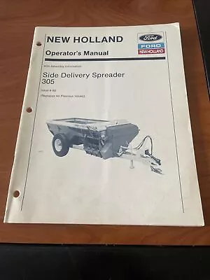 New Holland 305 Manure Spreader Operator’s Manual • $15