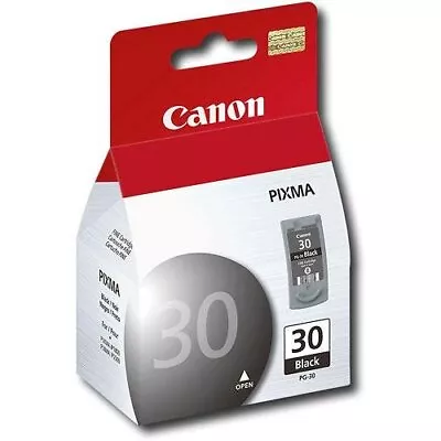 Canon PG-30 Black Ink Cartridge For PIXMA IP1800 Printer (1899B002) • $26.31