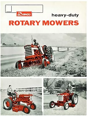 IH International Harvester Danco Heavy-Duty Rotary Mower Brochure CUB 340 Lo-Boy • $17.50