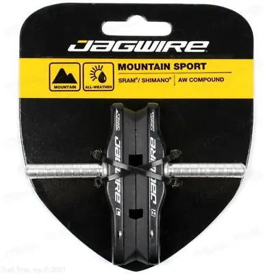 Jagwire Mountain Sport Cantilever All Weather Brake Pads MTB Bike - Black • $14.40