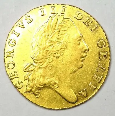 £743.05 • Buy 1802 Britain George III Gold Half Guinea 1/2G - Choice AU Detail - Rare!