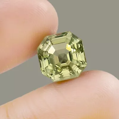 AAA Fine Quality Natural Ceylon Green Spinel Loose Asscher Cut Gemstone 10x10 MM • $48.75