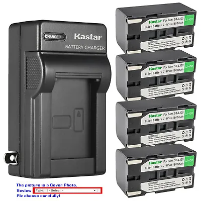 Kastar Battery Wall Charger For Samsung SB-L320 Samsung SC-L700 SCL700 Camcorder • $6.49