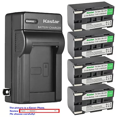 Kastar Battery Wall Charger For Samsung SB-L320 Samsung VP-L650 VPL650 Camcorder • $40.49