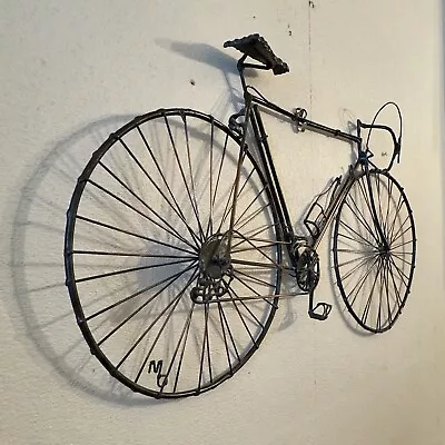 Vintage Bicycle Wall Art Handmade Metal Sculpture 10 Speed Bike • $99