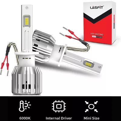LASFIT LED Fog Light Bulb H1 6000K White High Power 50W 5000LM Free Return • $34.99